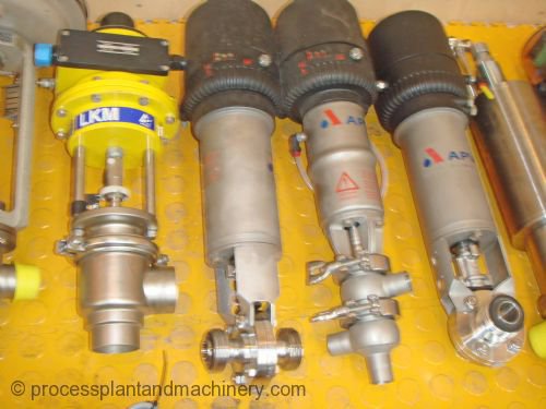 不同的阀门、流量计和备件的范围