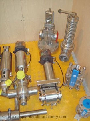 不同的阀门、流量计和备件的范围