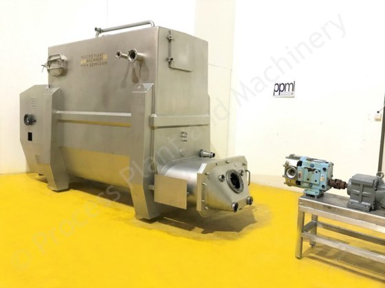 5,000公斤不锈钢黄油仓，配有沃克沙正叶泵