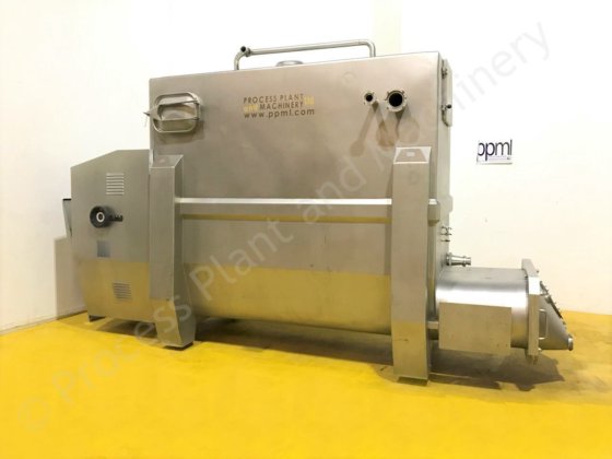 5,000公斤不锈钢黄油仓，配有沃克沙正叶泵