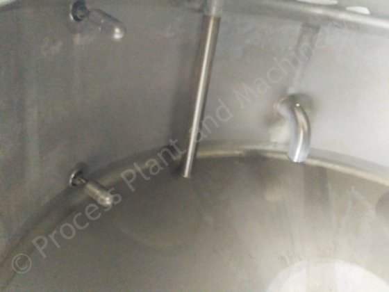 3,500リットル APV ステンレス製シングルスキン ホールディングタンク