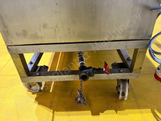 不锈钢移动式奶酪浸蜡罐