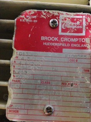 5米长铸铁螺旋输送机，带4.5千瓦电机