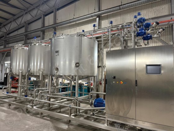 全自动3罐2通道撬装式CIP系统 - 即将上市