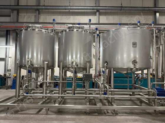 全自动3罐2通道撬装式CIP系统 - 即将上市