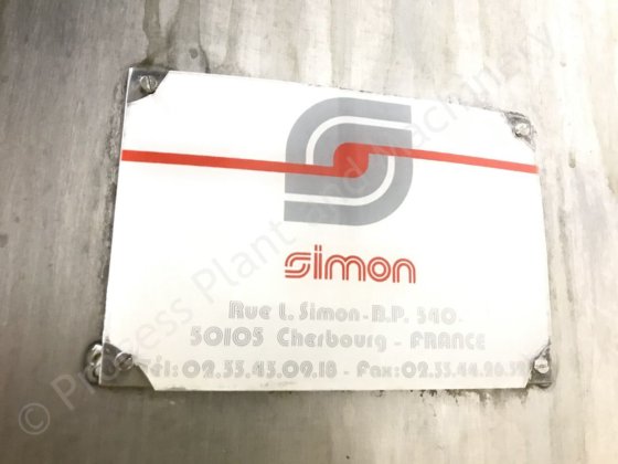3,000公斤Simon Freres STRO-3000不锈钢黄油仓