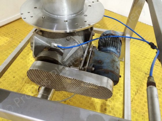 8英寸Derion旋转阀与不锈钢料斗