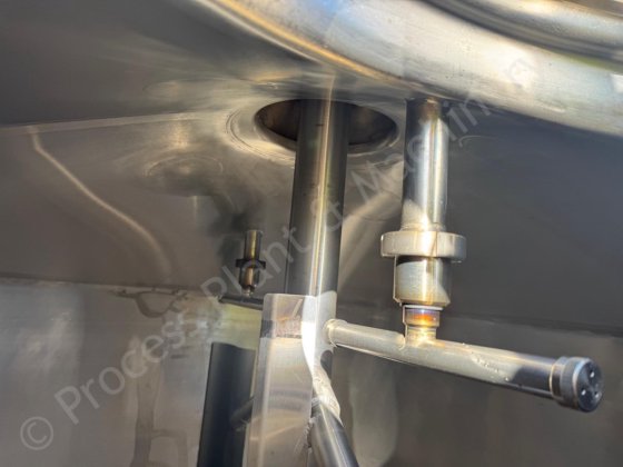 フルスイープミキサー付き3,800Lステンレススチールジャケットタンク