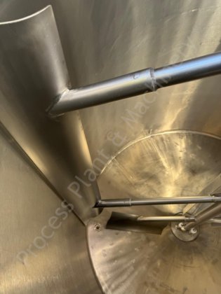 フルスイープミキサー付き3,800Lステンレススチールジャケットタンク