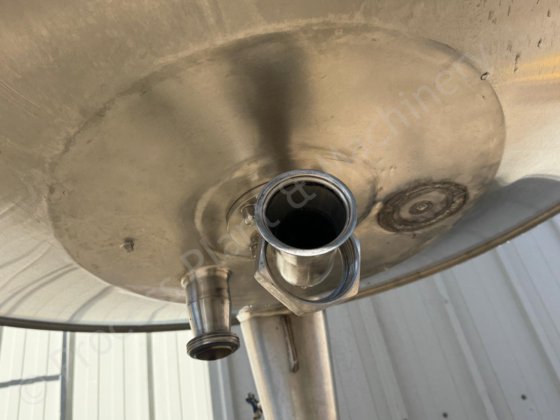 フルスイープミキサー付き3,800Lステンレススチールジャケットタンク