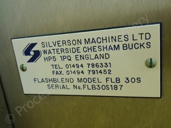 SILVERSON FLB30S アテックス定格 インライン フラッシュブレンド