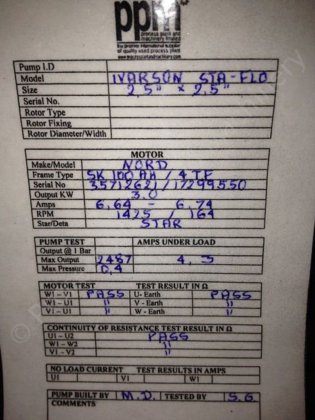 3kw 2.5 英寸 Ivarson Sta