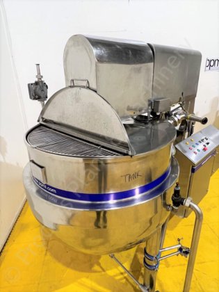 500升316级不锈钢夹套罐，带刮削表面的对转式搅拌器