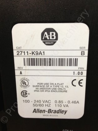 Allen Bradley面板视图900