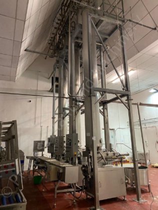 2011年翻新的750公斤/小时温州奶酪块状成型器塔