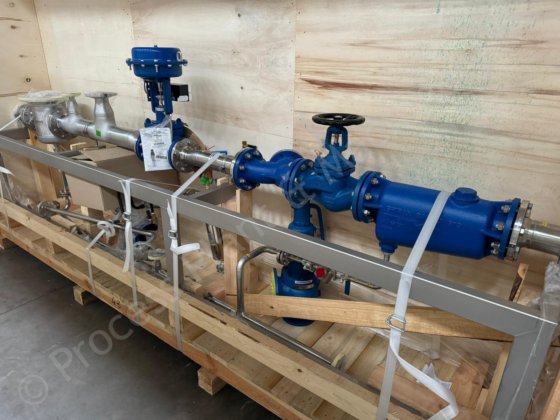 未使用的 Spirax Sarco 蒸汽减压阀系统