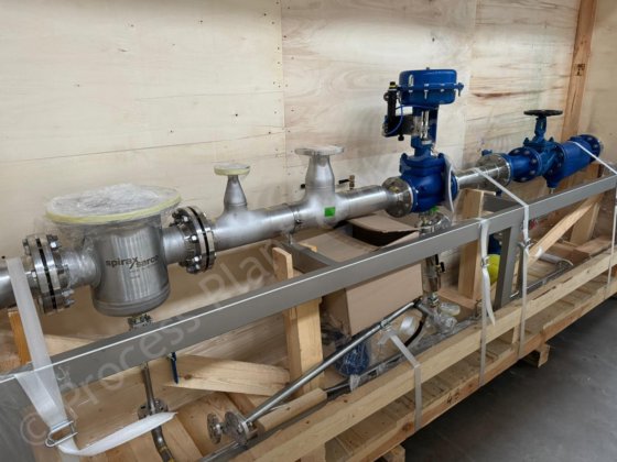 未使用的 Spirax Sarco 蒸汽减压阀系统