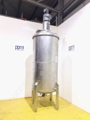 1,500升GEA不锈钢夹套式水箱，带刮削表面混合器