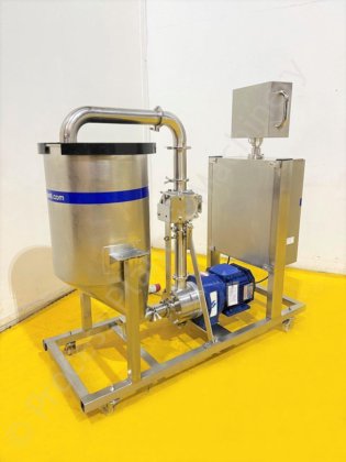 思沃森MP45蛋黄酱设备，配有7.5千瓦思沃森在线高剪切混合器