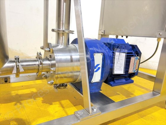 思沃森MP45蛋黄酱设备，配有7.5千瓦思沃森在线高剪切混合器