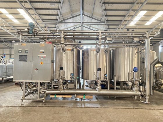 全自動3タンク＆1チャンネルスキッドマウントCIPシステム