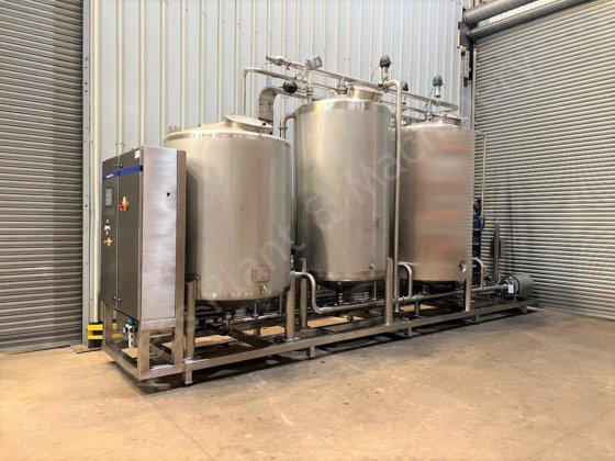 2019 完全自動化3タンク&1チャンネルスキッドマウントCIPシステム