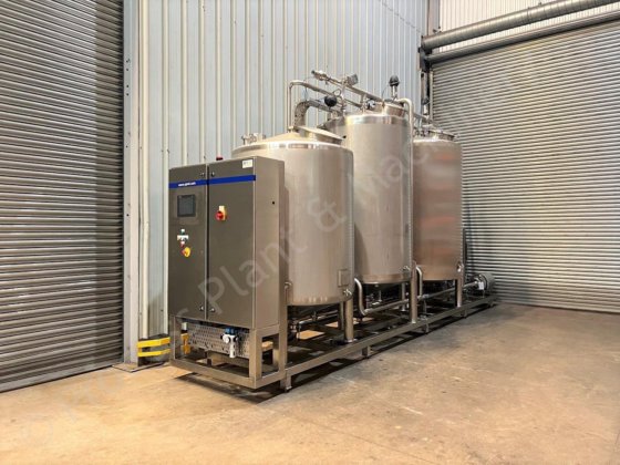 2019 完全自動化3タンク&1チャンネルスキッドマウントCIPシステム