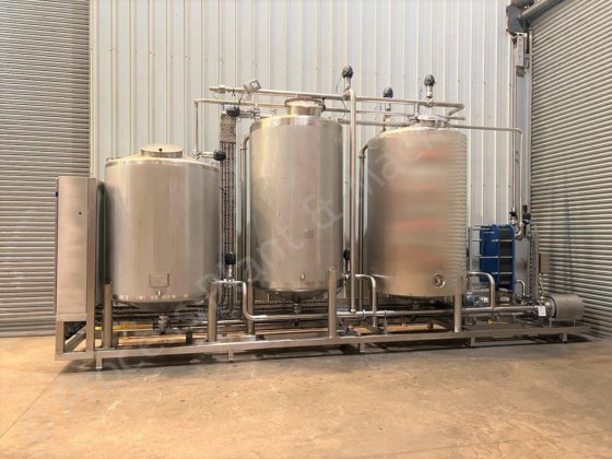 2019 完全自動化3タンク&1チャンネルスキッドマウントCIPシステム