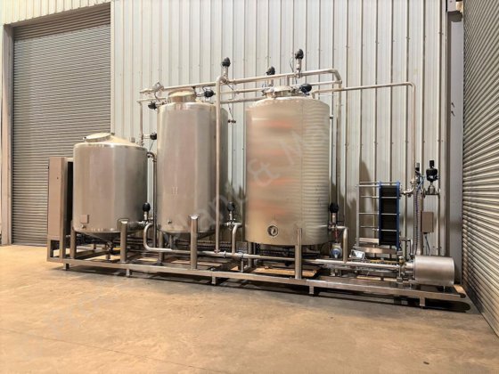 2019 完全自動化3タンク&1チャンネルスキッドマウントCIPシステム