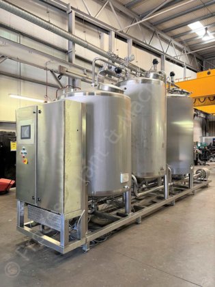 2019 完全自動化3タンク&1チャンネルスキッドマウントCIPシステム