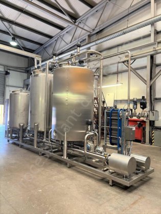 2019 完全自動化3タンク&1チャンネルスキッドマウントCIPシステム