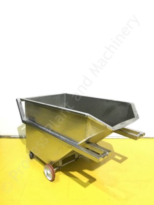 ステンレス製移動式ティッピングスキップ