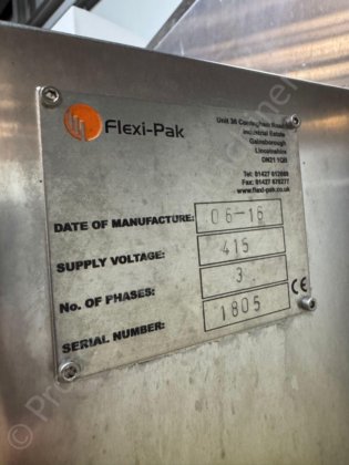 2016 Flexi-Pak 1805 回転式ポット充填機