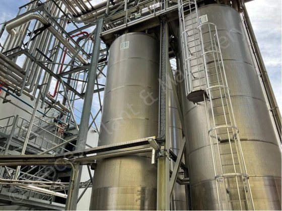 53立方米Kuipers不锈钢粉末储存仓