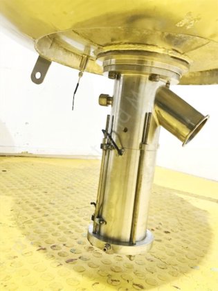 1,500L Giusti 断熱タンク（サイドエントリー、表面削り取り式）オーバーミックス