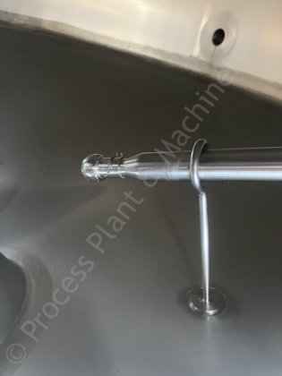 30,500 升带式搅拌机的不锈钢保温包层罐