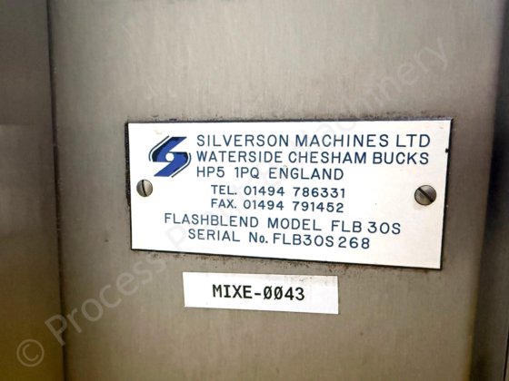 Silverson FLB 30S 在线闪混高剪切混合机