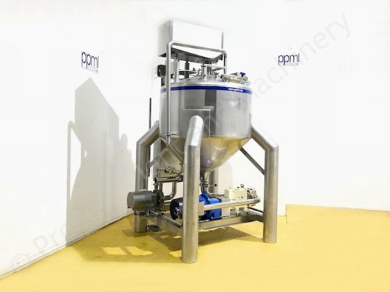 2004年1,200升Limitech水箱,带顶部安装的全刮式表面搅拌器