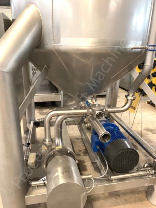 2004年1,200升Limitech水箱,带顶部安装的全刮式表面搅拌器