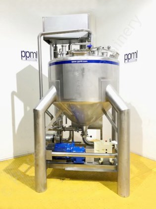 2004年1,200升Limitech水箱,带顶部安装的全刮式表面搅拌器