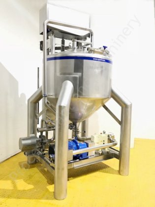 2004年1,200升Limitech水箱,带顶部安装的全刮式表面搅拌器