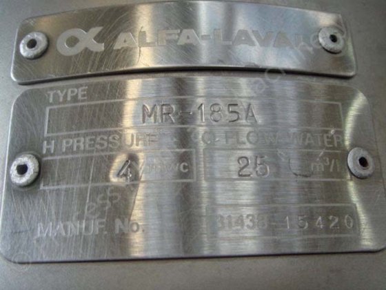 4kw アルファ・ラバル MR 185A ポンプ