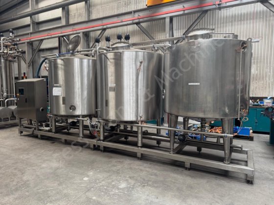 全自動3タンク&1チャンネルスキッドマウントCIPシステム