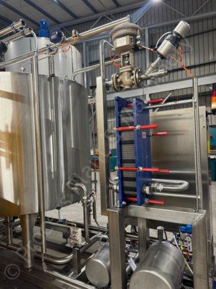 全自動3タンク&1チャンネルスキッドマウントCIPシステム