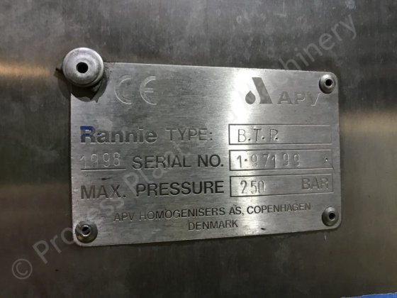 APV Rannie型B.T.P蓝顶均质器