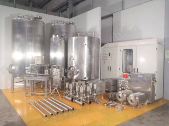 四槽和双通道 CIP 系统的组件