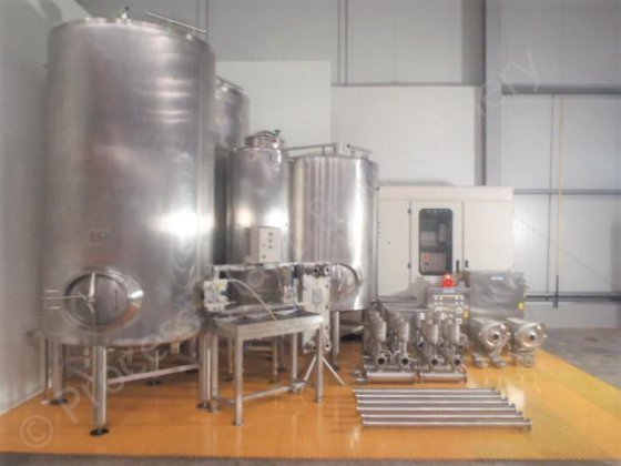 4タンク＆2チャンネルCIPシステムのコンポーネント