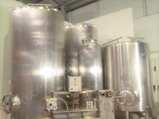 4タンク＆2チャンネルCIPシステムのコンポーネント