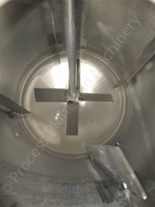 200升316级不锈钢罐，顶部安装有Lightin混合器