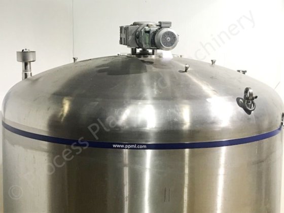 7,500升不锈钢夹套式奶酪大桶